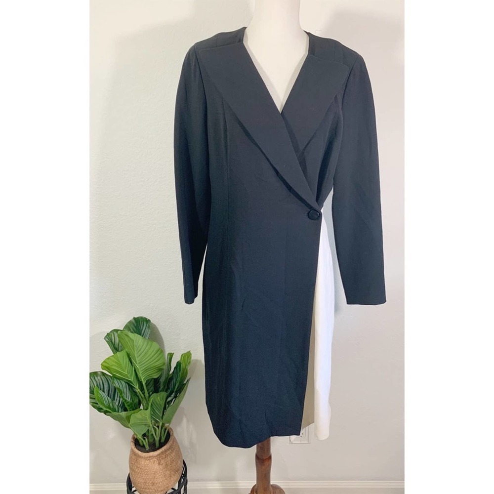 Worth New York Color Block Wrap Structured Tailor… - image 1